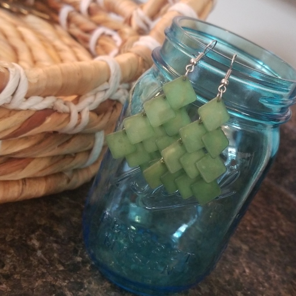 SEA GLASS DANGLES